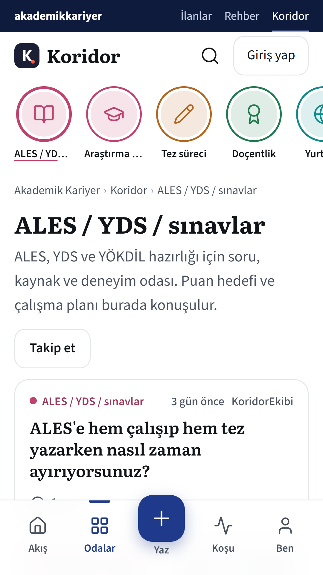 Koridor ekran görüntüsü 3